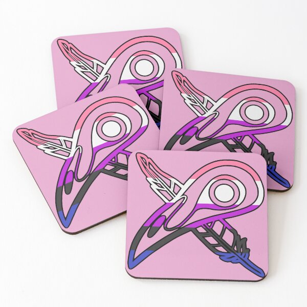 Item preview, Pride Crow (Genderfluid Pride Flag) designed and sold by Skyseeker-Art.