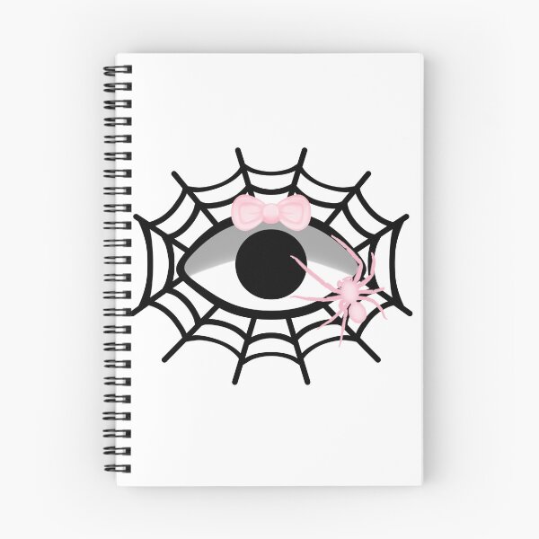 Item preview, creepycute spider web eye with bow collection designed and sold by ivenask.