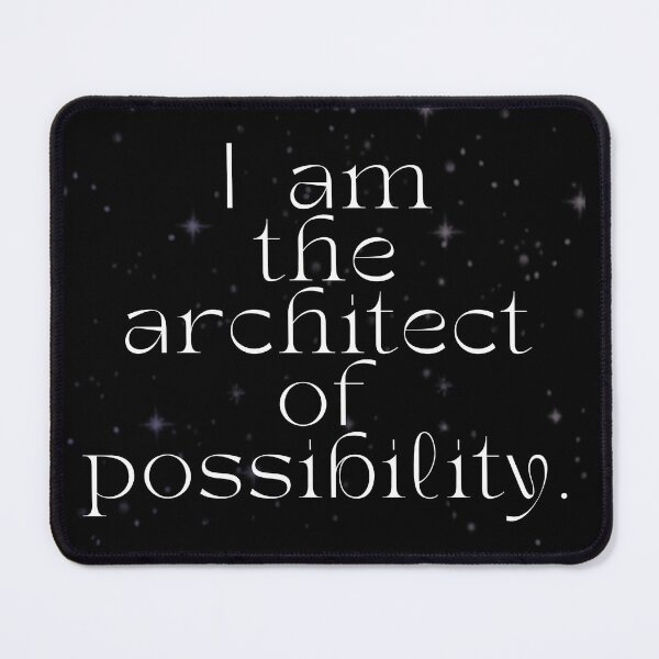 Item preview, 'I am the architect of possibility' Affirmation Card designed and sold by notastranger.