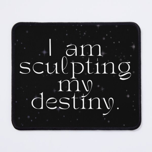 Item preview, 'I am sculpting my destiny' Affirmation Card designed and sold by notastranger.