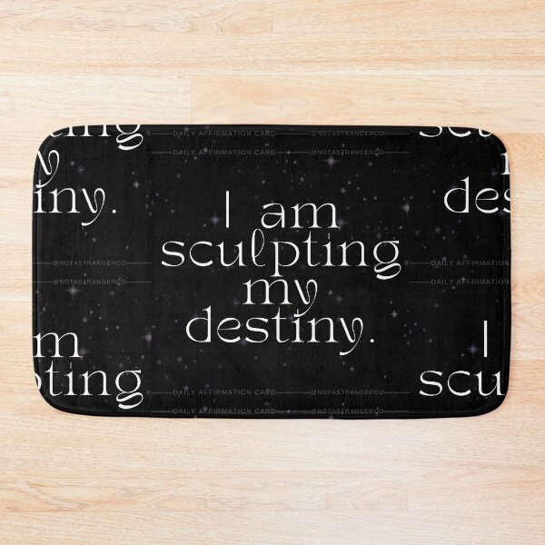 Item preview, 'I am sculpting my destiny' Affirmation Card designed and sold by notastranger.