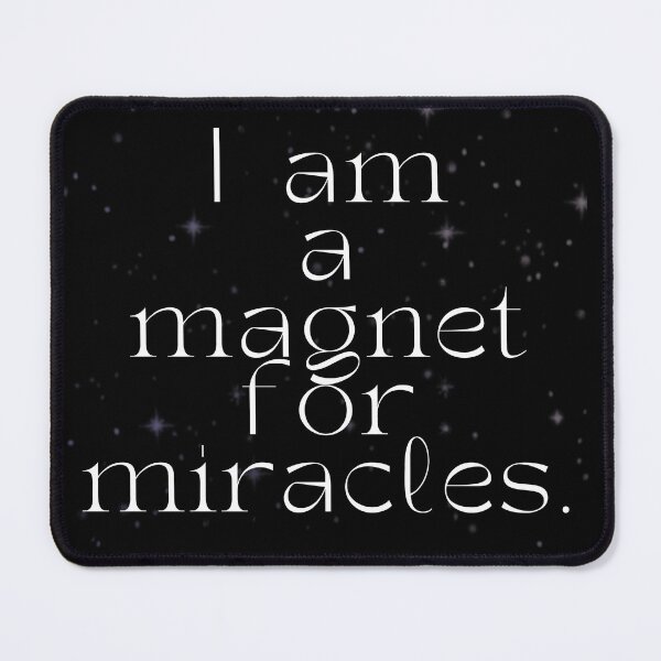 Item preview, 'I am a magnet for miracles' Affirmation Card designed and sold by notastranger.