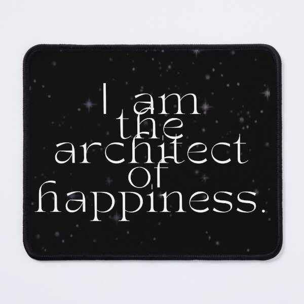 Item preview, 'I am the architect of happiness' Affirmation Card designed and sold by notastranger.