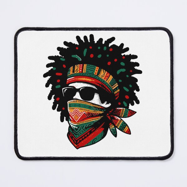 Item preview, Juneteenth African American Black History Sunflower Face designed and sold by Artistoos.