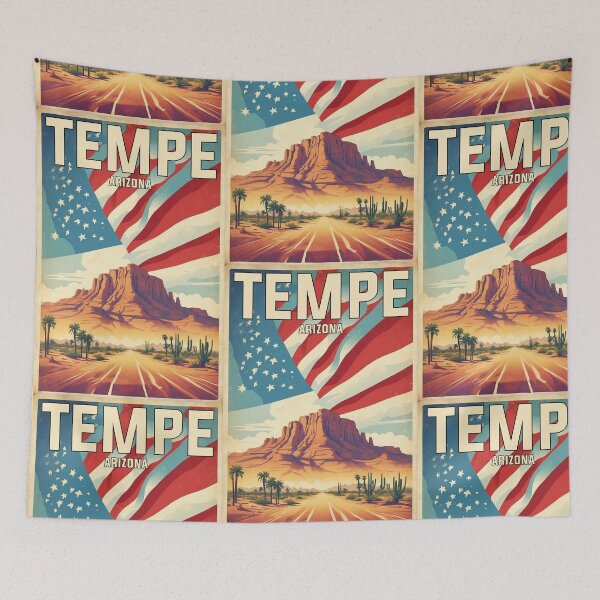 Item preview, Tempe Arizona USA Vintage Travel Tourism  designed and sold by TravelersGems.