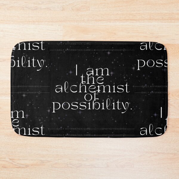 Item preview, 'I am the alchemist of possibility' Affirmation Card designed and sold by notastranger.