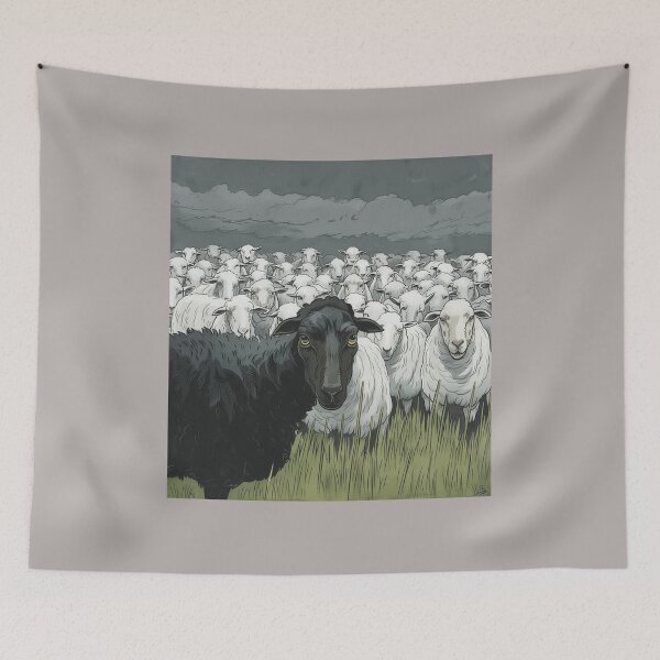 Item preview, Black Sheep of the Family (angry) designed and sold by Samuelsboro.