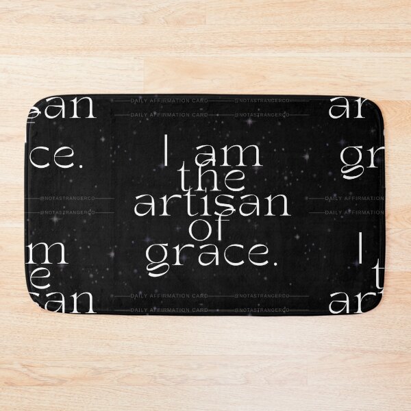 Item preview, 'I am the artisan of grace' Affirmation Card designed and sold by notastranger.