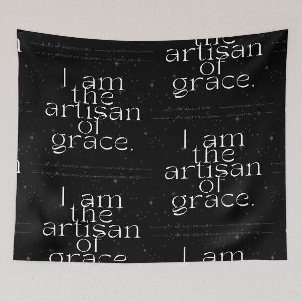 Item preview, 'I am the artisan of grace' Affirmation Card designed and sold by notastranger.