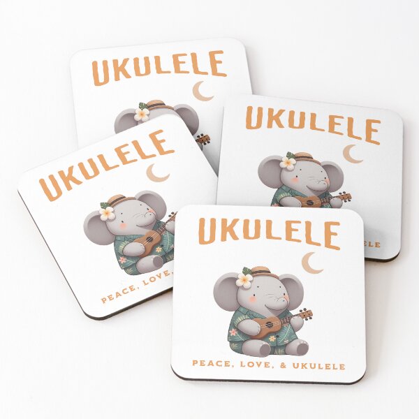 Item preview, Funny Ukulele Elephant designed and sold by LemuellTrends.