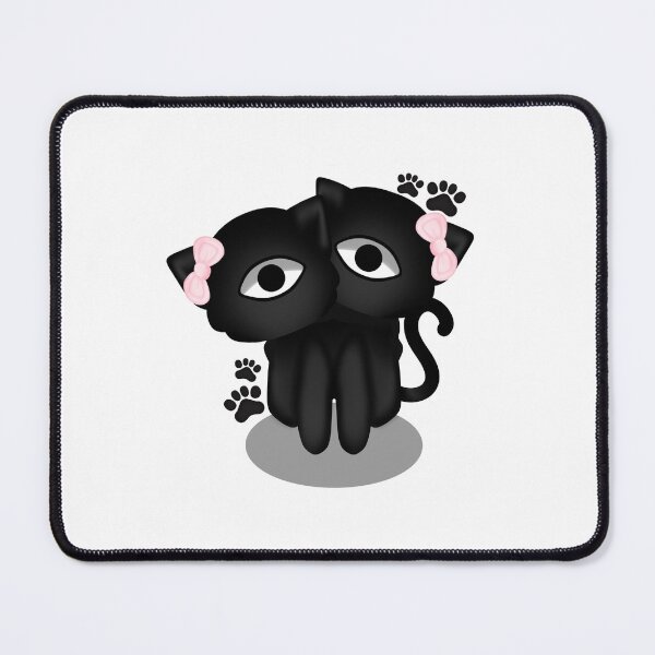 Item preview, Shadow two headed 1 eyed cat kitty creepycute collection  designed and sold by ivenask.