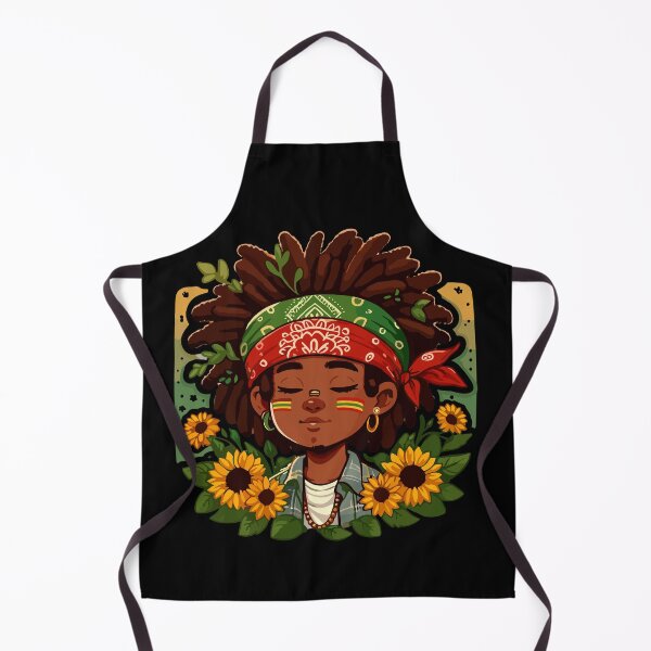 Item preview, Juneteenth African American Black History Face Dreadlocks designed and sold by Artistoos.