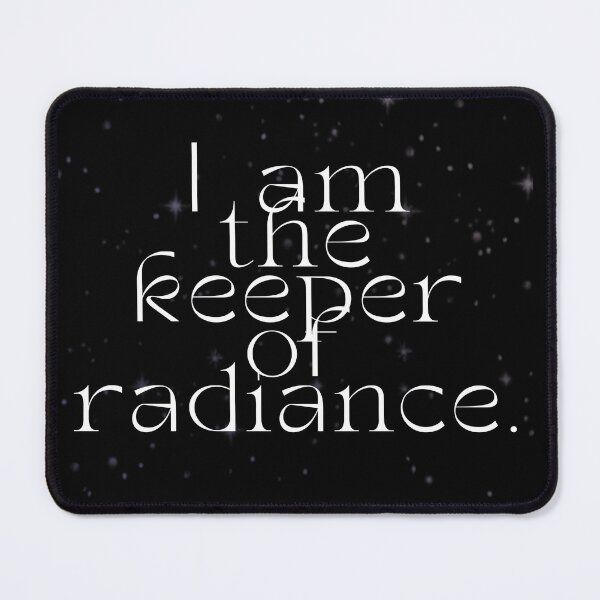 Item preview, 'I am the keeper of radiance' Affirmation Card designed and sold by notastranger.