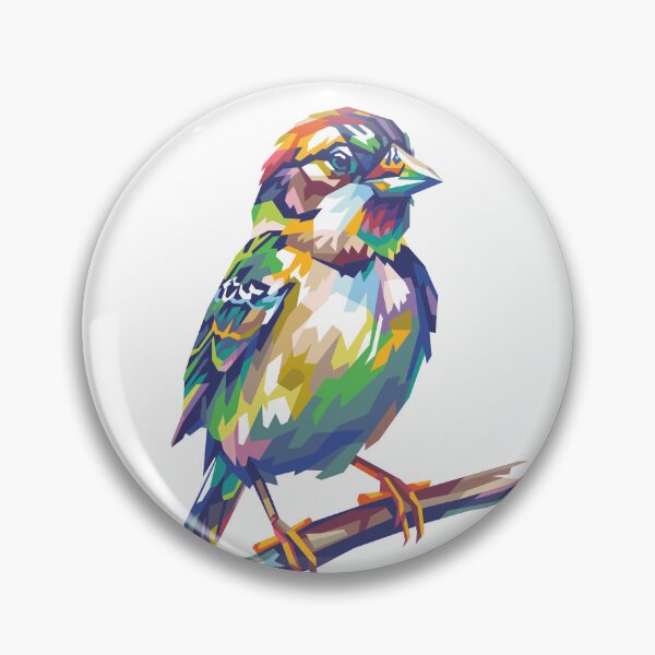 Item preview, Sparrow Bird WPAP designed and sold by Rizky Dwi Aprianda.