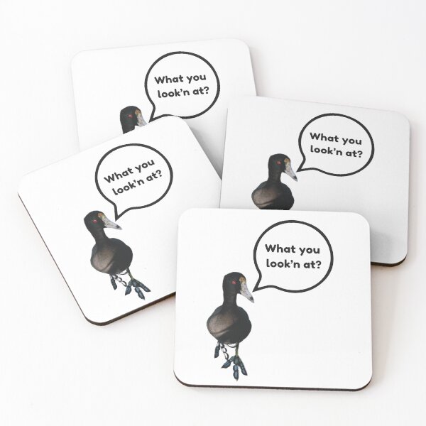 Item preview,  Funny bird meme asking, ‘What you look’n at? designed and sold by vwagenet.