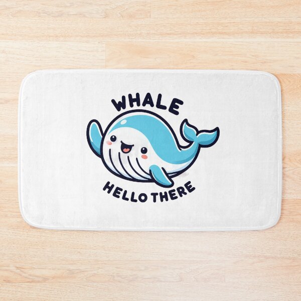 Item preview, Whale Hello There Cartoon Whale Design designed and sold by YoBoiRedgie.