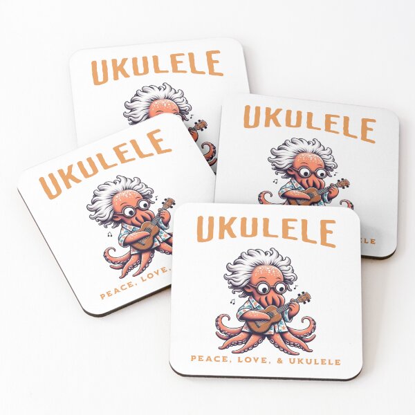 Item preview, Funny Ukulele Octopus designed and sold by LemuellTrends.