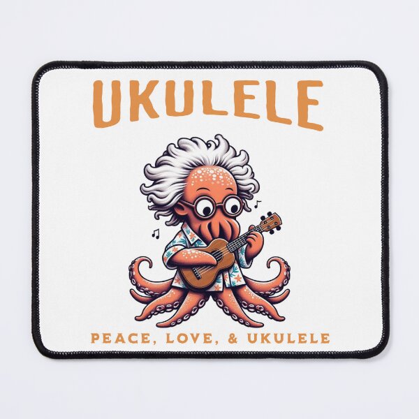 Item preview, Funny Ukulele Octopus designed and sold by LemuellTrends.