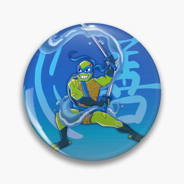 Item preview, ROTTMNT Waterbender Leo - title card designed and sold by lynnfactorart.