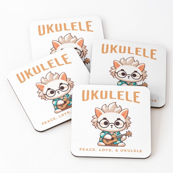 Item preview, Funny Ukulele  Cat designed and sold by LemuellTrends.