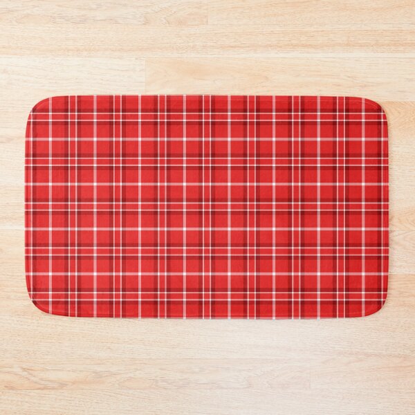 Item preview, Red And White Simple Straight Plaid Pattern designed and sold by DesignHouse07.