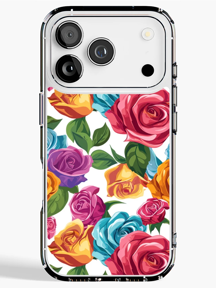 Thumbnail 1 of 5, iPhone Case, Colorful Roses designed and sold by arappelet.