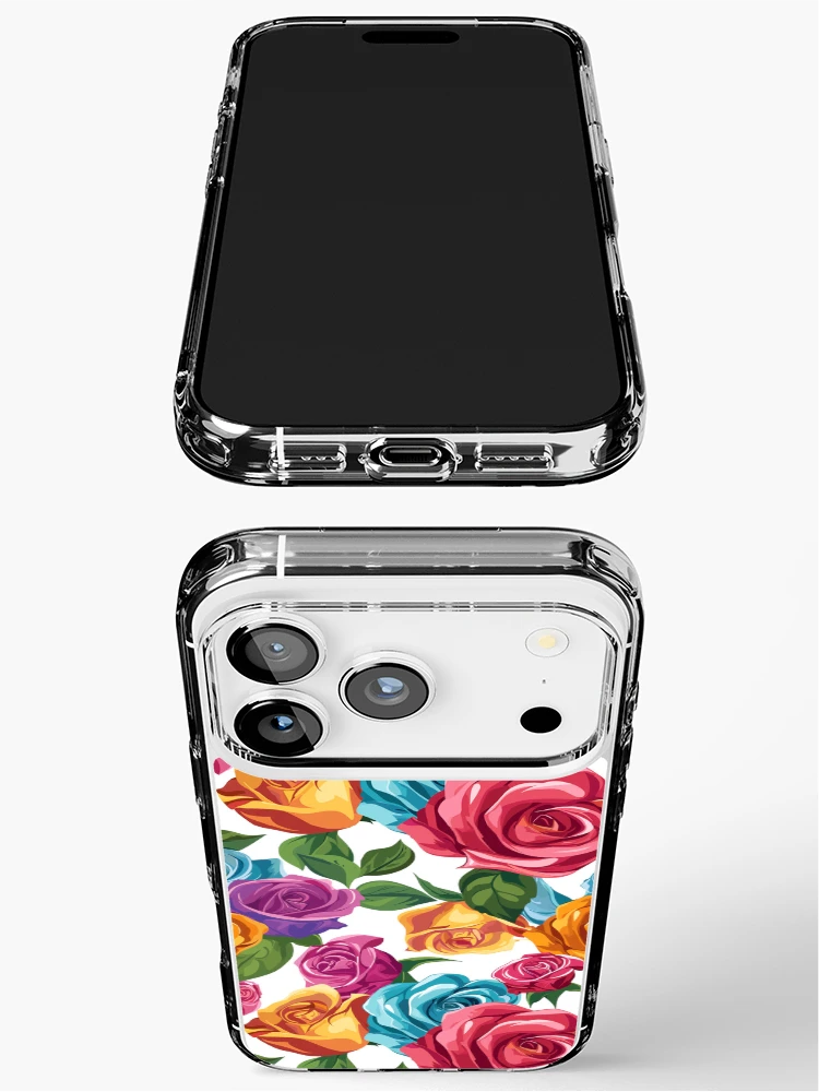 Thumbnail 3 of 5, iPhone Case, Colorful Roses designed and sold by arappelet.