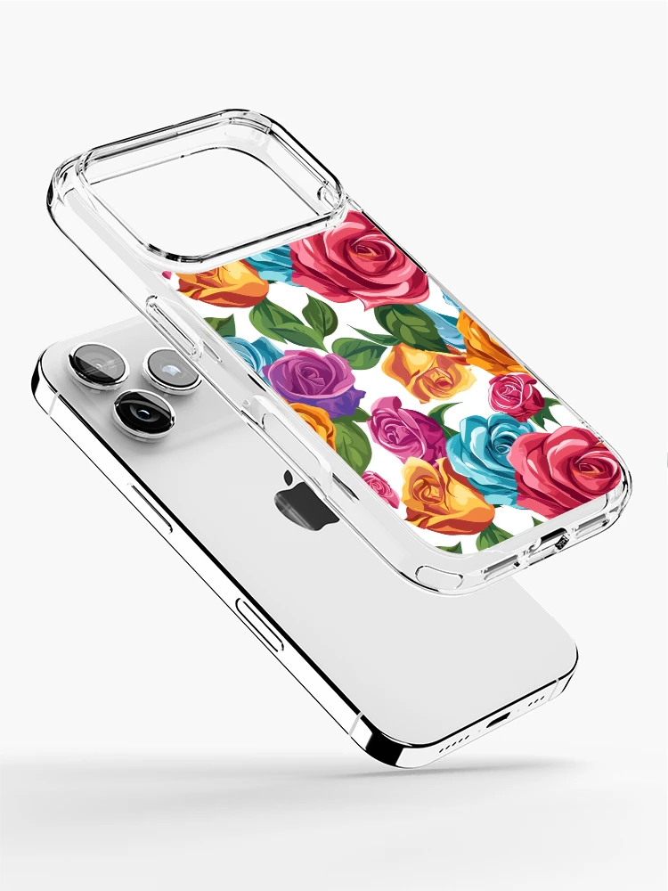 Thumbnail 2 of 5, iPhone Case, Colorful Roses designed and sold by arappelet.