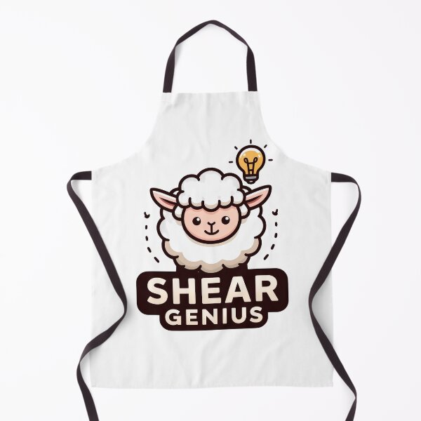 Item preview, Shear Genius Cartoon Sheep designed and sold by YoBoiRedgie.