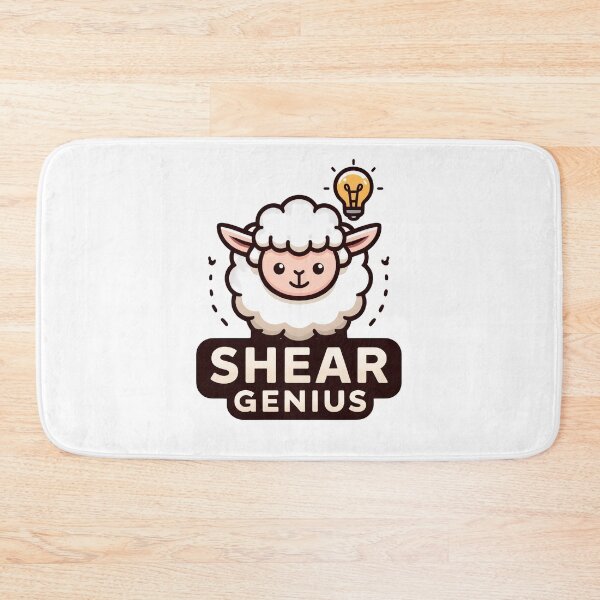 Item preview, Shear Genius Cartoon Sheep designed and sold by YoBoiRedgie.