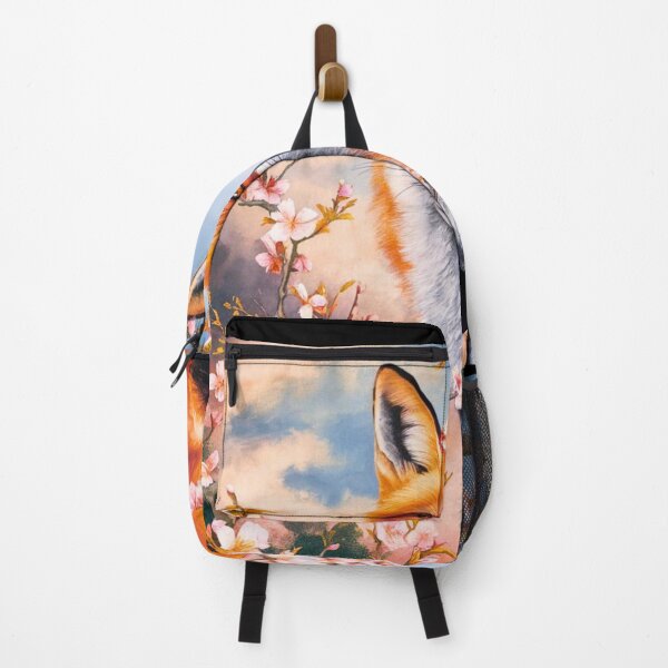 Artikelvorschau, Fuchs-Porträt. Fuchs mit Kirschblüte, Fuchs-Malerei, Michelangelo-Stil entworfen und verkauft von FoxVibes.