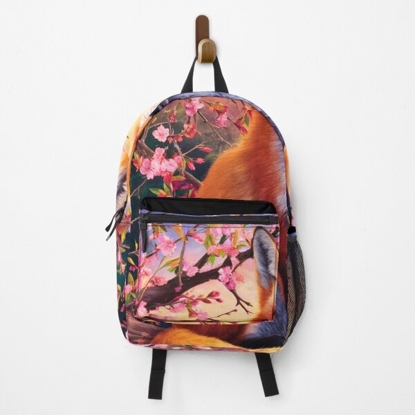 Item preview, Fox Portrait. Fox with cherry blossom, fox painting, Michelangelo style designed and sold by FoxVibes.