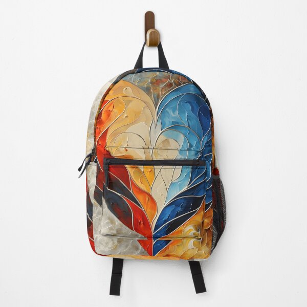 Item preview, Multicolor asymmetrical heart shaped sketch designed and sold by dcrc.