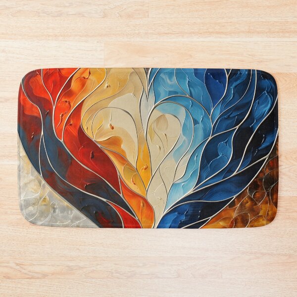 Item preview, Multicolor asymmetrical heart shaped sketch designed and sold by dcrc.