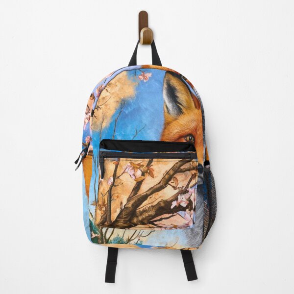 Artikelvorschau, Fuchs-Porträt. Fuchs mit Kirschblüte, Fuchs-Malerei, Michelangelo-Stil entworfen und verkauft von FoxVibes.