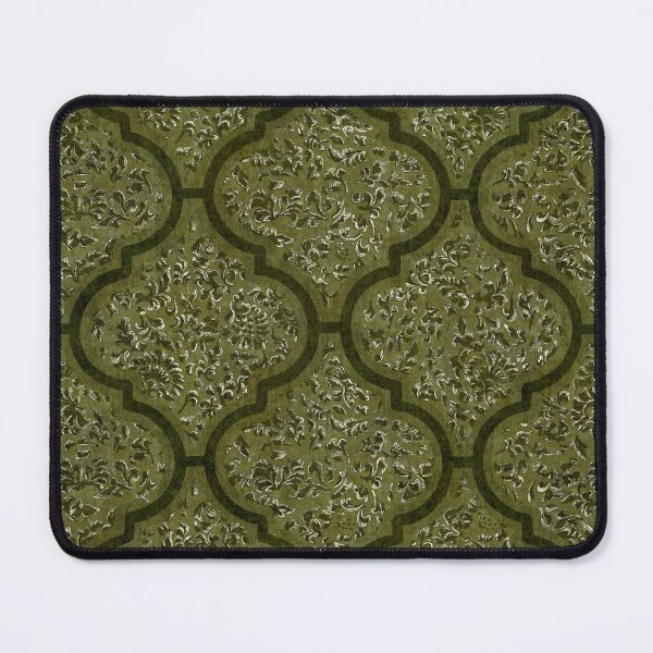 Item preview, Metallic Moroccan Tile - Olive Green  designed and sold by Sarah Thorpe Designs .