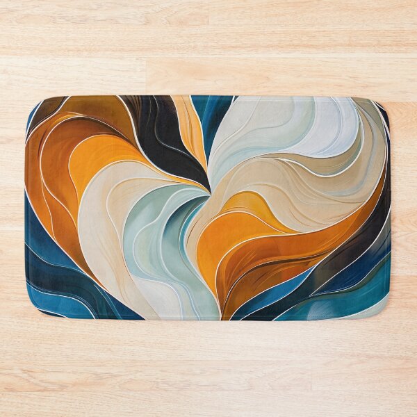 Item preview, multicolor asymmetrical heart shaped sketch designed and sold by dcrc.