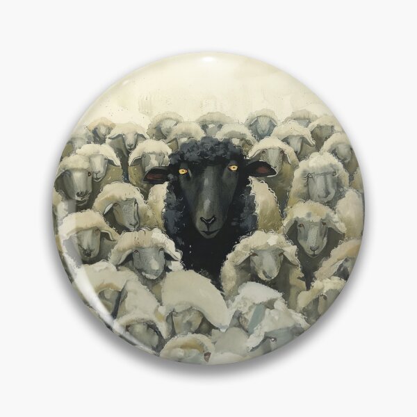 Item preview, Black Sheep of the Family (Sheep are an Illusion) designed and sold by Samuelsboro.