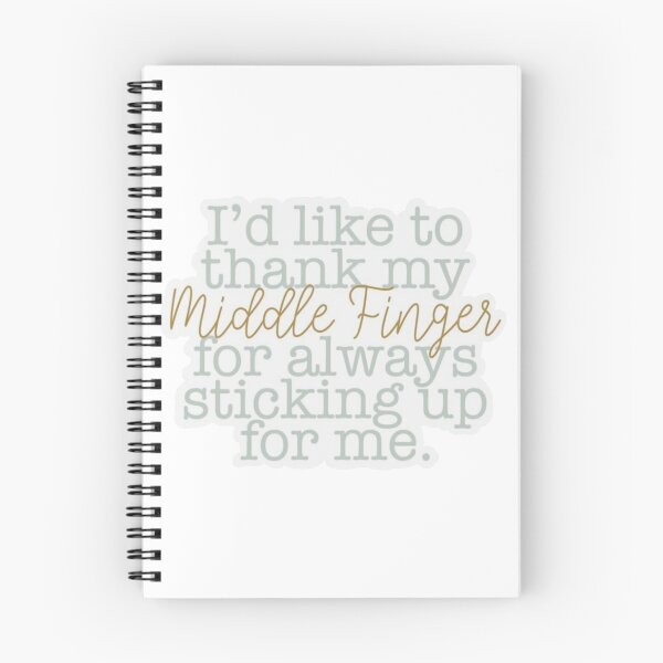Item preview, Thanking my middle finger designed and sold by discocowgirl.