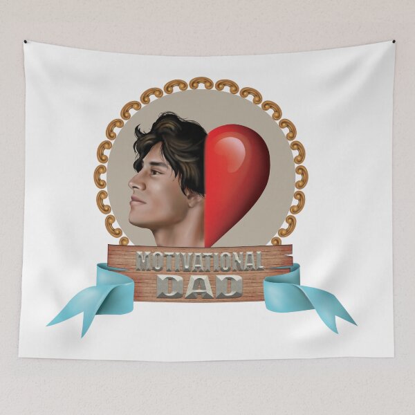 Item preview, "Heartfelt Dad: Motivational Message" designed and sold by RhonDesign.