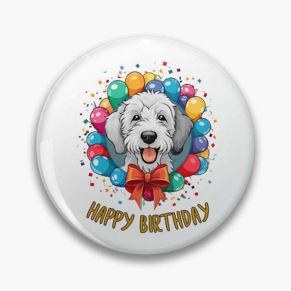 Artikelvorschau, Geburtstags-Doodle-Ooodle – Weiß – Alles Gute zum Geburtstag! entworfen und verkauft von wotsthis.