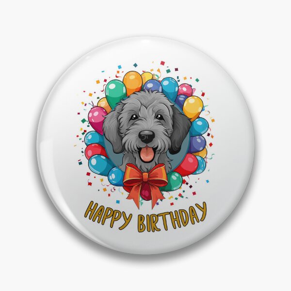 Artikelvorschau, Geburtstags-Doodle-Ooodle – Grau – Alles Gute zum Geburtstag! entworfen und verkauft von wotsthis.