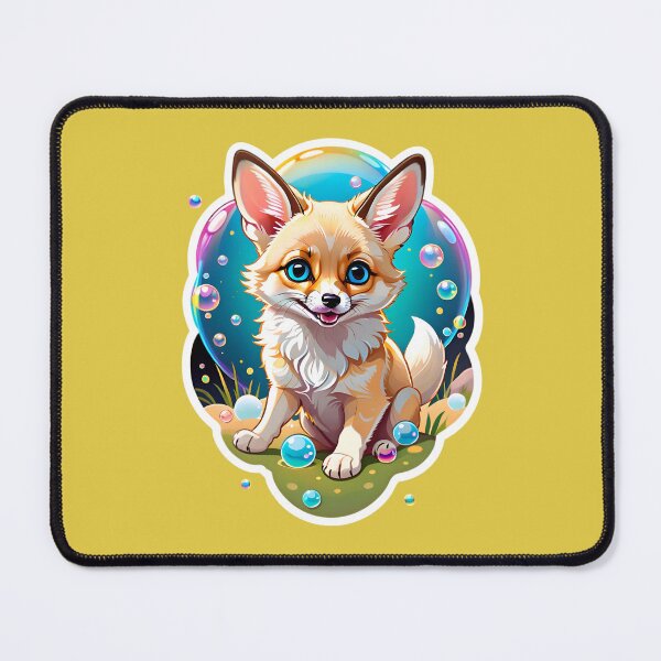 Item preview, Cute Baby Fennec Fox With Bubbles designed and sold by TheArtOfPat.