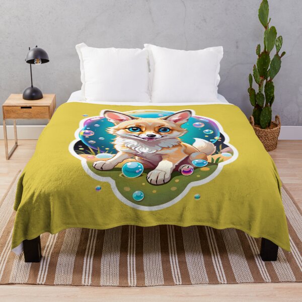 Item preview, Cute Baby Fennec Fox With Bubbles designed and sold by TheArtOfPat.