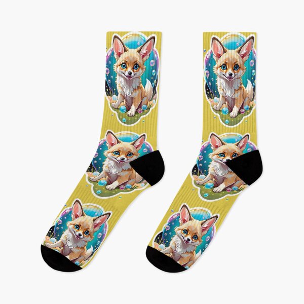 Item preview, Cute Baby Fennec Fox With Bubbles designed and sold by TheArtOfPat.