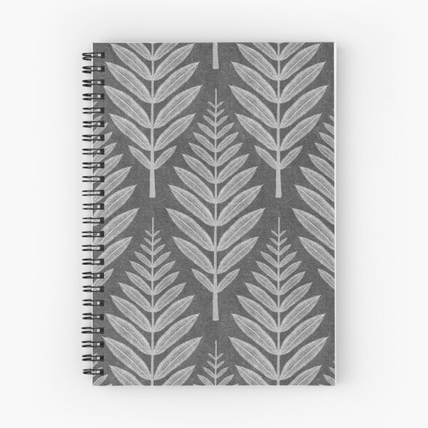 Item preview, Scandi Leaf - Liquorice Black designed and sold by Sarah Thorpe Designs .