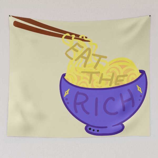 Item preview, Eat the Rich Noodle Bowl designed and sold by Sparkleweather.