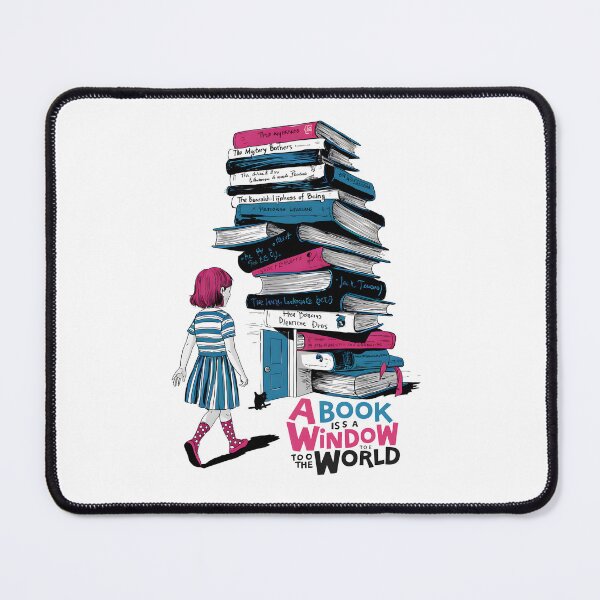 Item preview, A book is a window to the world designed and sold by garasani.
