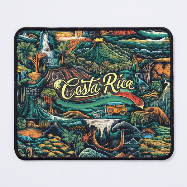 Item preview, Visit Costa Rica Retro Vintage T-Shirt designed and sold by Witty Shirts.