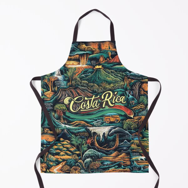 Item preview, Visit Costa Rica Retro Vintage T-Shirt designed and sold by Witty Shirts.